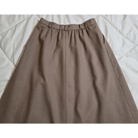 100% Pure Wool Vintage 1980s Asher Skirt Size 8 - Picture 3 of 6